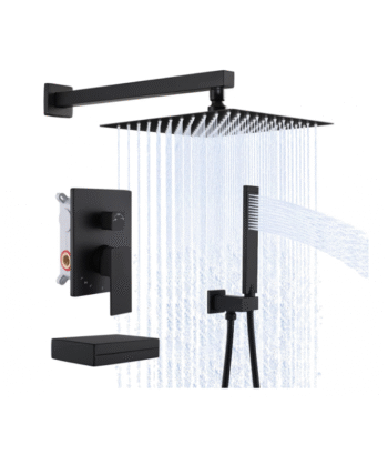 3-Point Shower Set (Black)