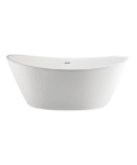 Boat Style Freestanding Bathtub - WHITE