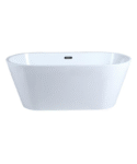 Round Freestanding Bathtub - WHITE