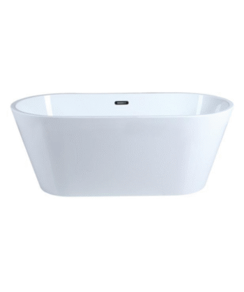 Round Freestanding Bathtub - WHITE
