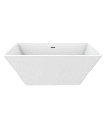 Square Freestanding Bathtub - WHITE