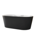 Round Freestanding Bathtub - BLACK