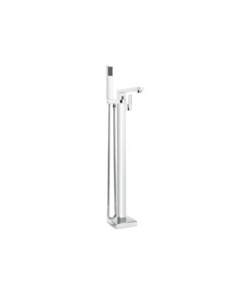 Infinity Square Tub Filler Chrome