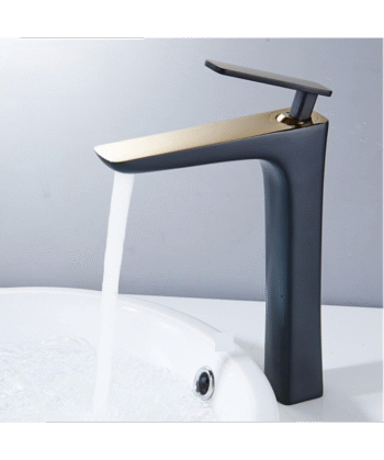 Rocky Vessel Faucet (Black)