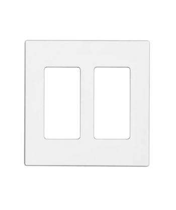 2 Gang Screwless Plate