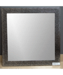 Silver & Brown Pebble Mirror