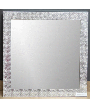 White Silver Mirror