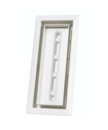 4" x 10" ARIA TILE IN WHITE VENT