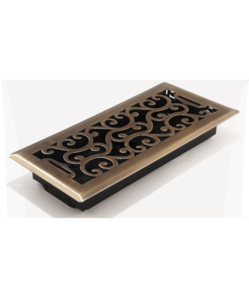 4" x 10" Brass Metal Vent