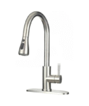 Aqua Brushed Nickel Kitchen Faucet