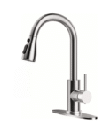 Aqua Chrome Kitchen Faucet