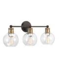 Black and Gold Vanity Light