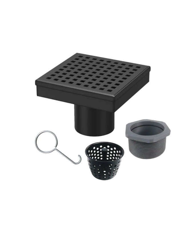 black-linear-drain-square-4x4