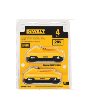 DEWALT 4AH 2 PC BATTERY