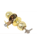 Knob Door Lock Gold (KEY)