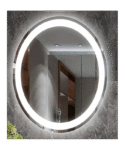 24" Oval LED Mirror