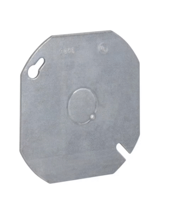 4" Octagonal Box Metal Cover